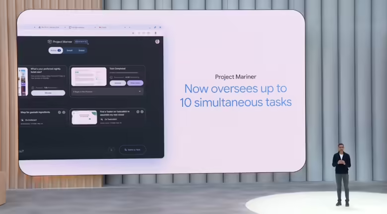 谷歌公布 Project Mariner，AI 智能體將全面進(jìn)駐 Chrome、搜索與 Gemini