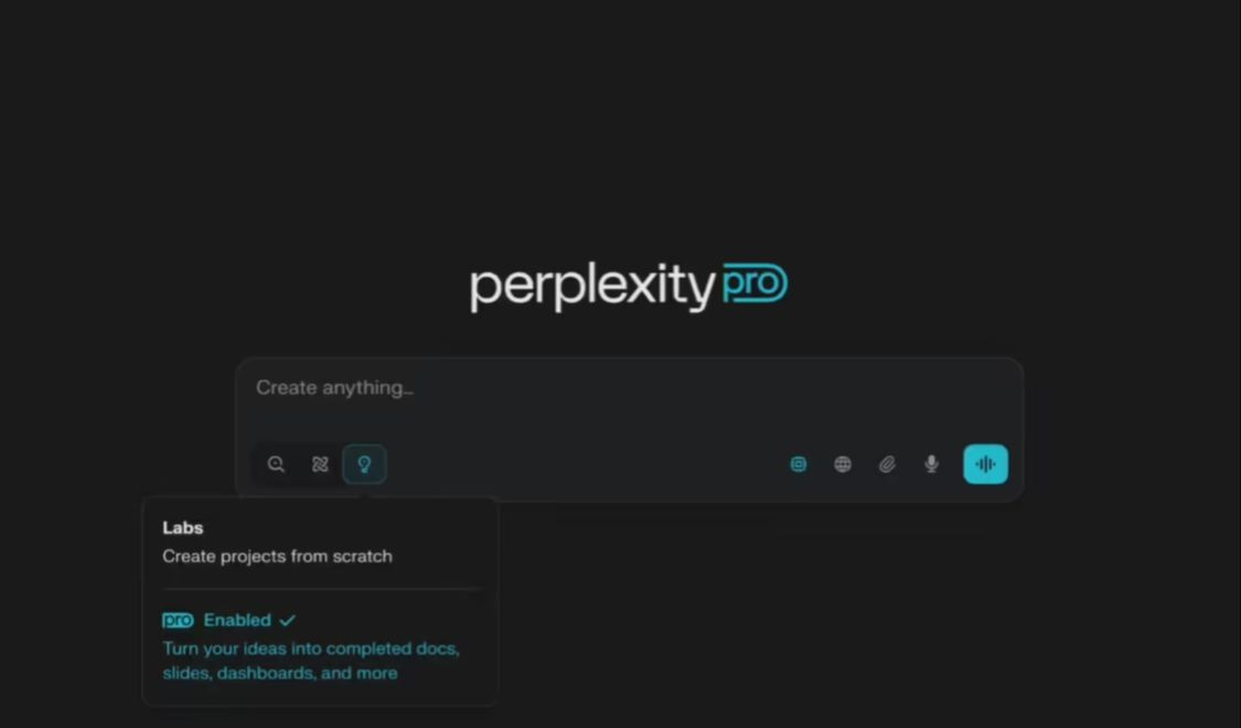 Perplexity AI 推 Labs 功能，Pro 用戶獲深度操作新體驗