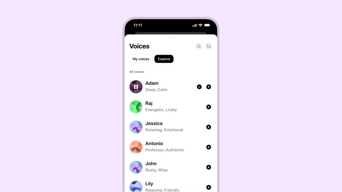 AI 語音公司 ElevenLabs 推出獨(dú)立移動(dòng)應(yīng)用，免費(fèi)用戶享10分鐘文本轉(zhuǎn)語音額度