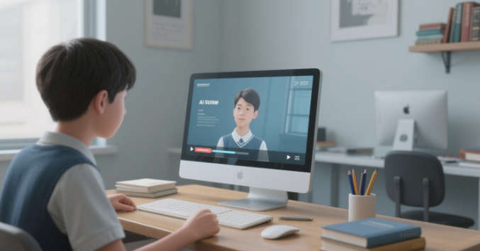 AI 生成教學視頻，能否助力學生獲取個性化學習建議？